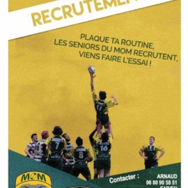 Recrutement Rugby Compétition Saison 2021/2022